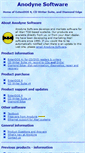 Mobile Screenshot of anodynesoftware.com